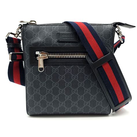 all black gucci messenger bag|gg black small messenger bag.